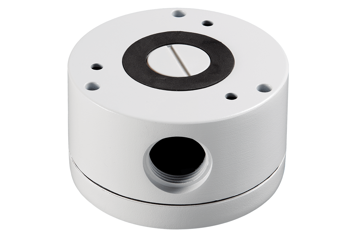 Round Outdoor Junction Box for 3 Screw Base Cameras