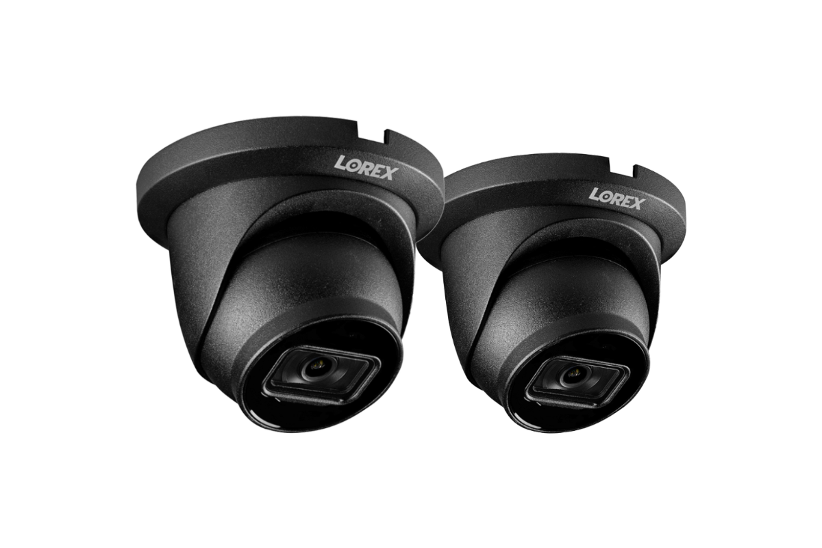 Aurora Series A20 4K IP Wired Dome Security Camera with Listen-In Audio and Smart Motion Detection