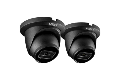 Aurora Series A20 4K IP Wired Dome Security Camera with Listen-In Audio and Smart Motion Detection