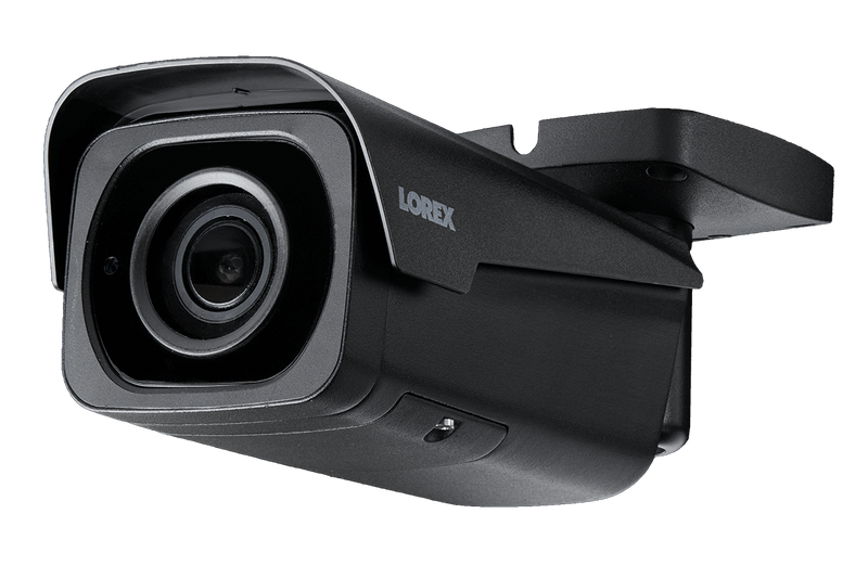 4K Nocturnal IP NVR System with Four Outdoor 4K (8MP) IP Bullet and Four 4K Audio Dome Cameras, 4x Optical Zoom and 250FT Night Vision