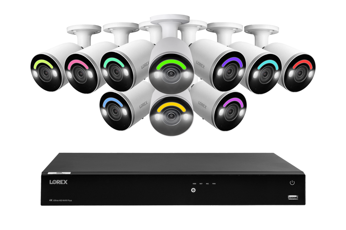 Lorex Fusion Series 4K 16 Camera Capable (Wired or Fusion Wi-Fi) 4TB Wired NVR System with Wired 4K IP Bullet Cameras - 10
