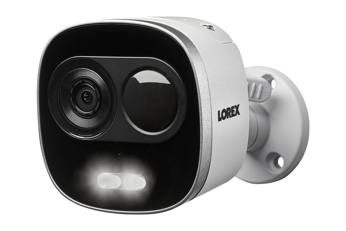 4K Ultra HD IP Camera System with 6 Active Deterrence Security Cameras, 130ft Night Vision
