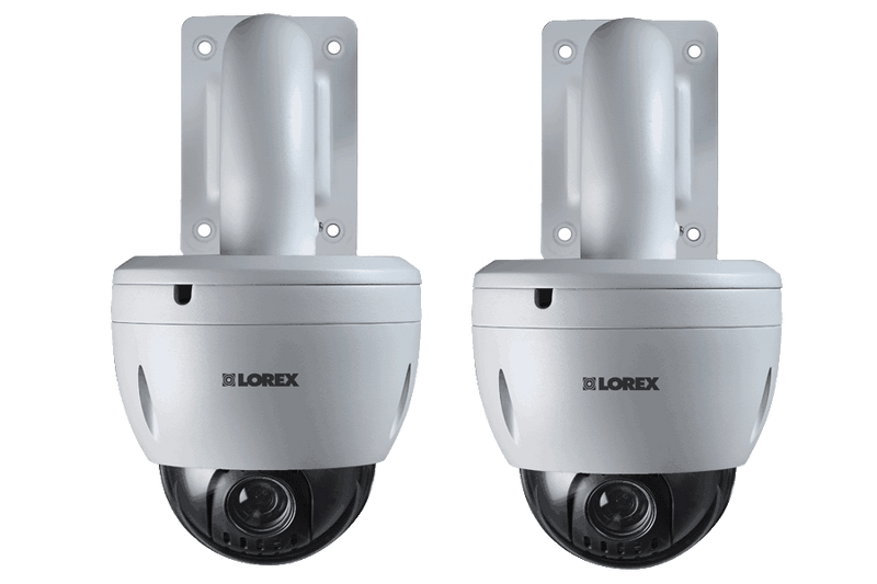 12x Pan-Tilt-Zoom HD Security Speed Dome Camera (2-Pack)