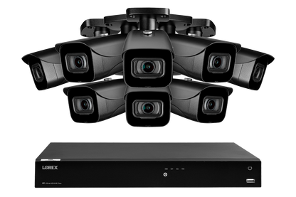 Lorex 4K 16-Channel 3TB Wired NVR System with 8 Cameras