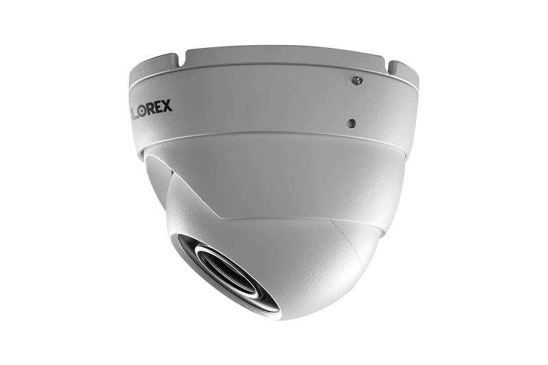 2K Super HD 8-Channel Security System with Eight 2K (5MP) Dome Cameras, Advanced Motion Detection and Voice Control