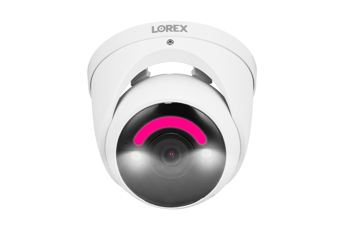 Halo Series H16 4K IP Wired Dome Security Camera with Smart Security Lighting and Smart Motion Detection