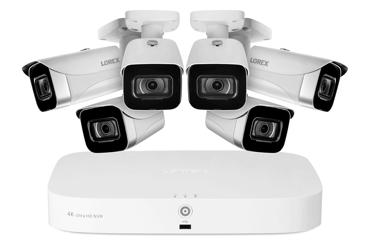 Lorex Fusion 4K 16-Camera Capable (8 Wired + 8 Wi-Fi) 2TB NVR System with Bullet Cameras - White 6