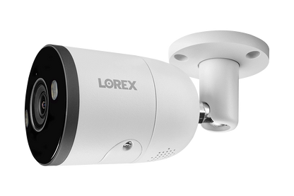 Lorex 4K IP Wired Bullet Security Camera with Smart Deterrence and Smart Motion Detection - Open Box