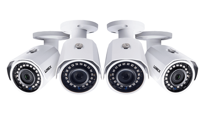 2K (5MP) Super HD Weatherproof Night Vision Security Camera (4-pack)