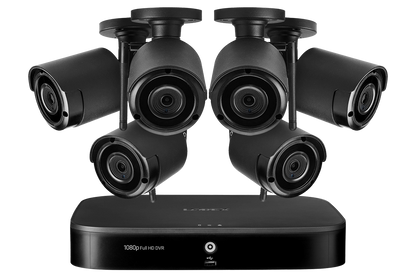 1080p Full HD 8-Channel System with 6 Wireless Security Cameras with audio