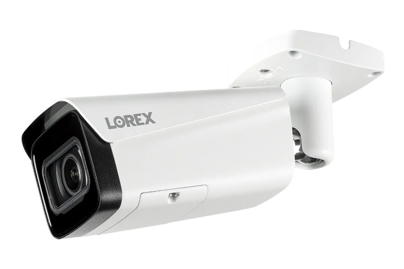 Lorex 4K IP Wired Bullet Security Camera with Motorized Varifocal Lens, Real-Time 30FPS Recording and IK10 Vandal Proof