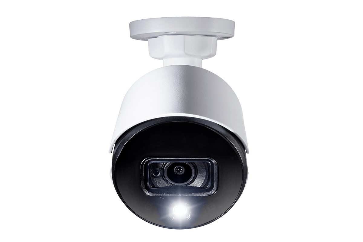 Lorex 4K 8-Channel Wired DVR System with Eight 2K Active Deterrence Bullet Cameras