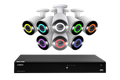 Lorex Fusion Series 4K 16 Camera Capable (Wired or Fusion Wi-Fi) 4TB Wired NVR System with 8 H16 IP Bullet Camera