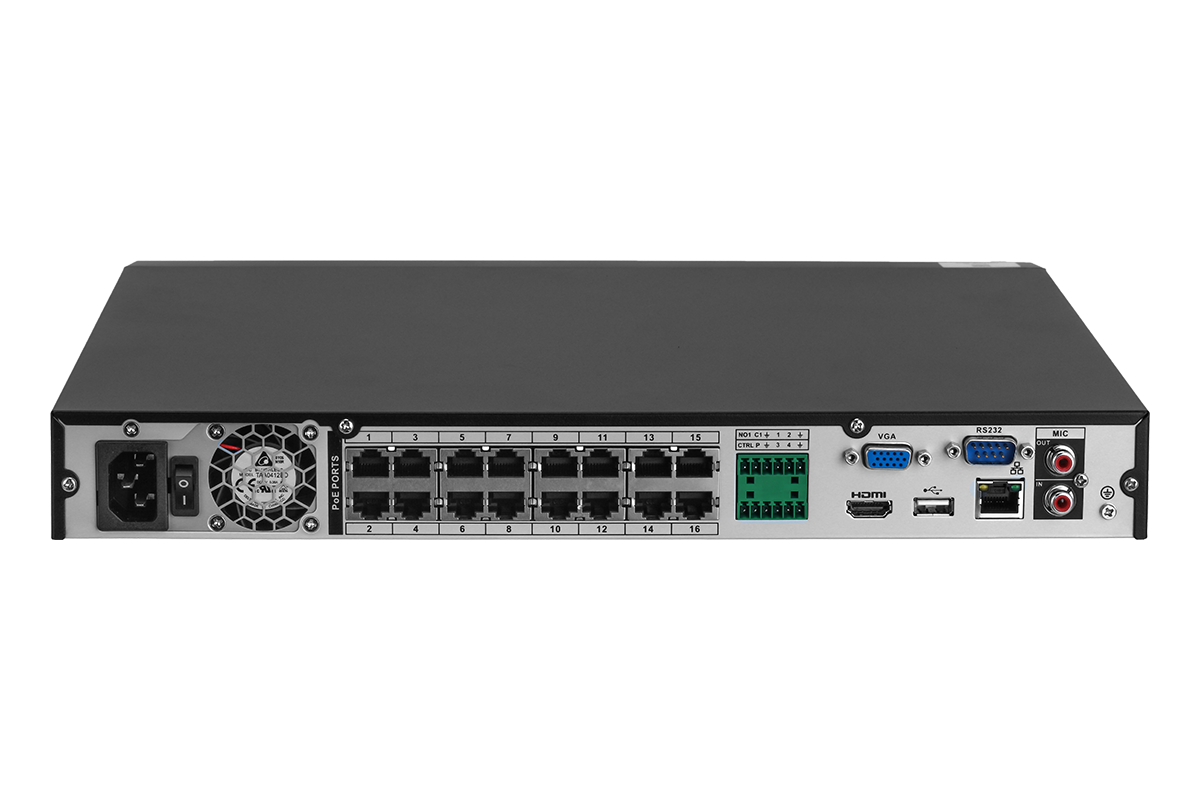 Lorex Fusion 4K (16 Camera Capable) 4TB Wired NVR System with Bullet Cameras Featuring Smart Deterrence and Two-Way Talk