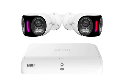 Lorex Fusion Series 4K 16 Camera Capable (8 Wired + 8 Fusion Wi-Fi) 2TB Wired System with H20 IP Dual Lens Cameras