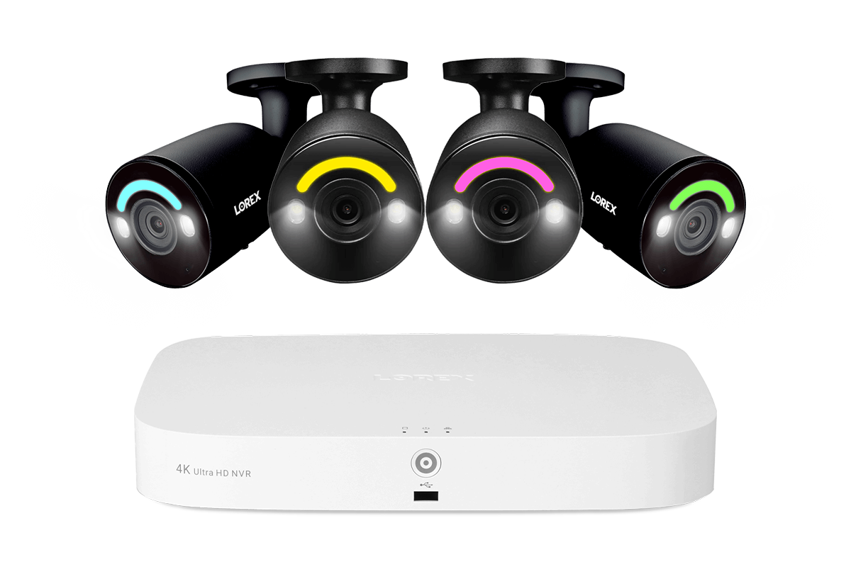 Smart Security Lighting 4K NVR Wired System