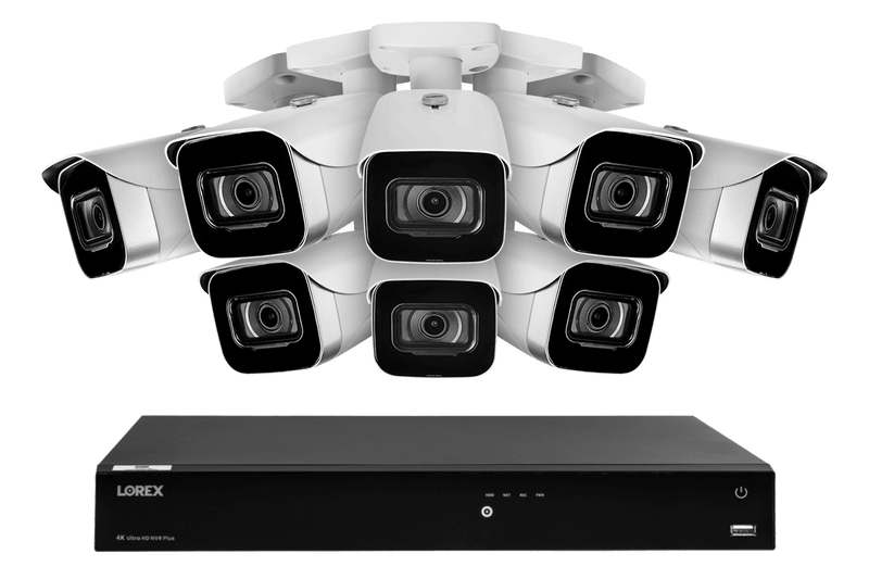 16-Channel Fusion NVR System with 4K (8MP) IP Cameras