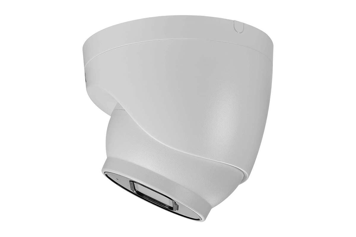 8-Channel Fusion NVR System with 4K (8MP) IP Dome Cameras with Listen-In Audio