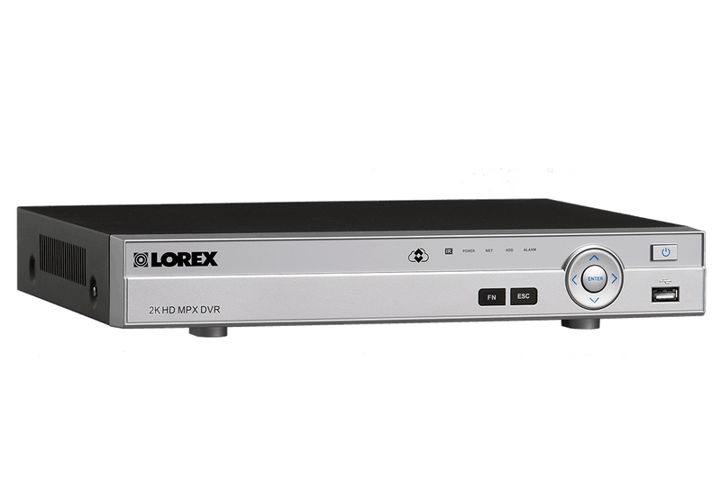 2K HD (2 x 1080p) MPX Security DVR - 4 Channel, 1TB Hard Drive, Works with Older BNC Analog Cameras, CVI, TVI, AHD