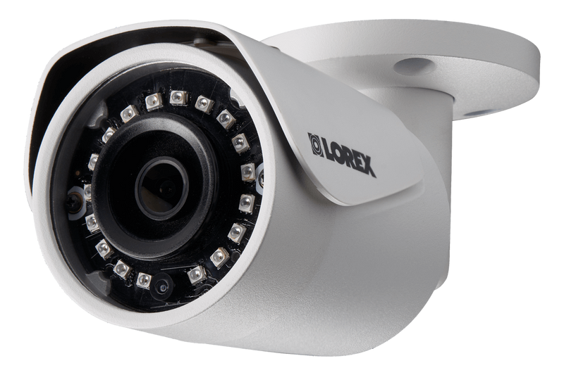 4MP Outdoor Metal Camera with 130FT Color Night Vision-White (2-pack)