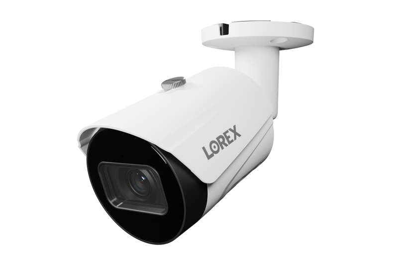 Lorex A4 IP Wired Bullet Security Camera with Listen-In Audio and Smart Motion Detection