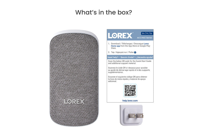 Lorex 1080p Wi-Fi Video Doorbell (Wired) with Wi-Fi Chimebox (32GB)