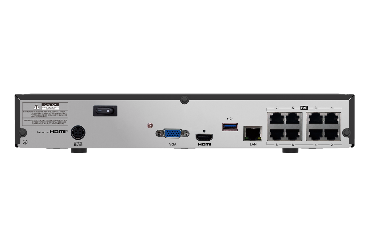 Lorex 4K (8 Camera Capable) Connect Series 1TB NVR