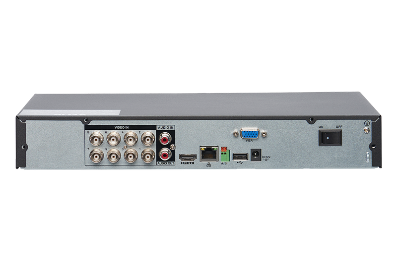 Lorex 4K 8-channel 1TB Wired DVR System with 3 Audio Cameras