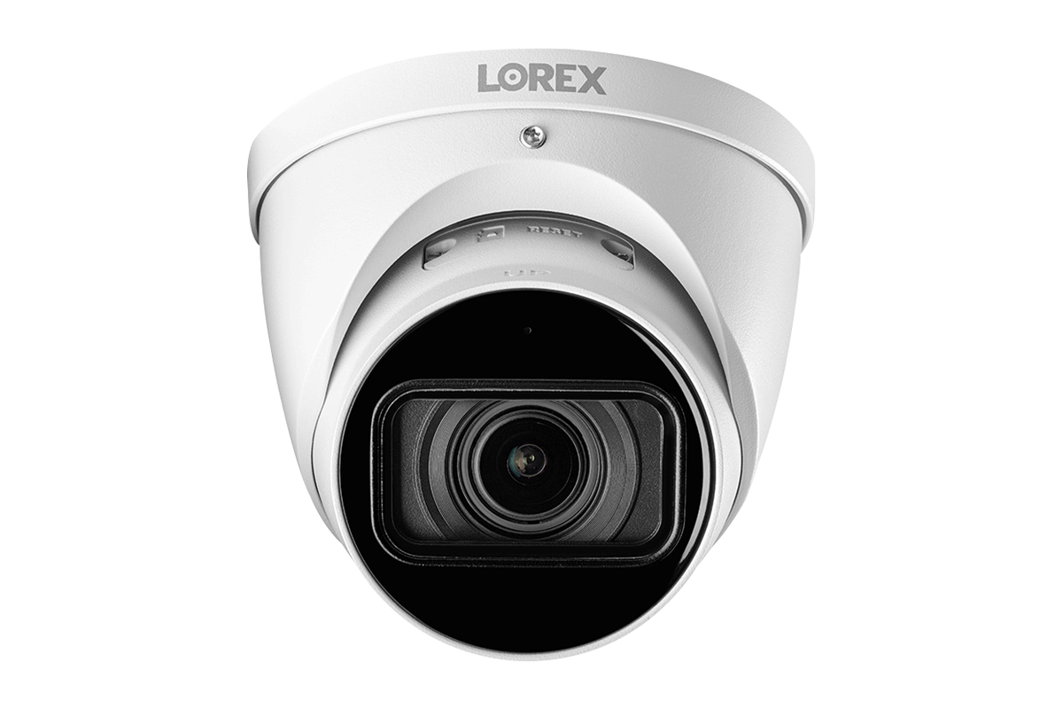 Lorex 4K 32-Channel NVR System with Nocturnal 3 Smart IP Optical Zoom Dome Security Cameras with Real-Time 30FPS Recording and Listen-in Audio