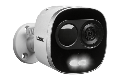 4K Ultra HD IP Camera System with 4 Active Deterrence Security Cameras, 130ft Night Vision