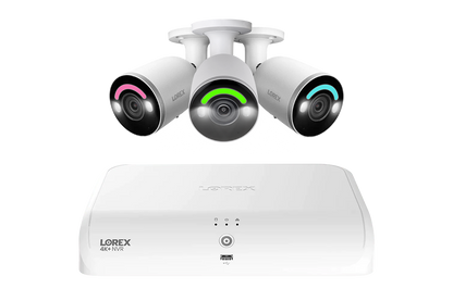 Système filaire Lorex Fusion Series 4K 16 canaux (8 filaires + 8 Wi-Fi Fusion) 2 To avec caméras IP Bullet 4K filaires H12 (Amazon)