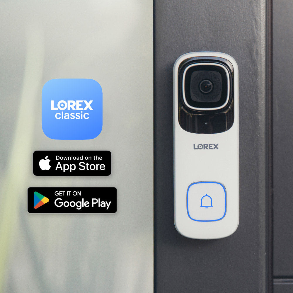 Lorex 4K Wi-Fi Video Doorbell (Wired, 32GB, Open Box)