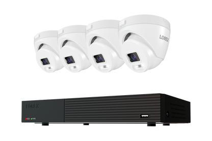 Lorex Connect T Series 4K 8-Channel Wired DVR System with T5 Turret Security Cameras - 1TB