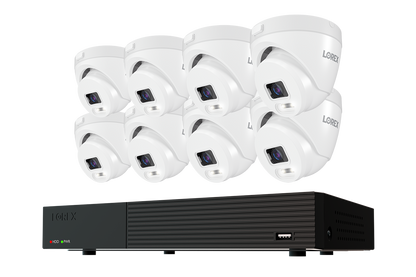 Lorex Connect T Series 4K 8-Channel Wired DVR System with T5 Turret Security Cameras - 1TB