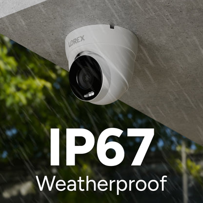 Lorex Connect 4K 8-Channel Wired NVR System with 4K IP Turret Security Cameras - 1TB