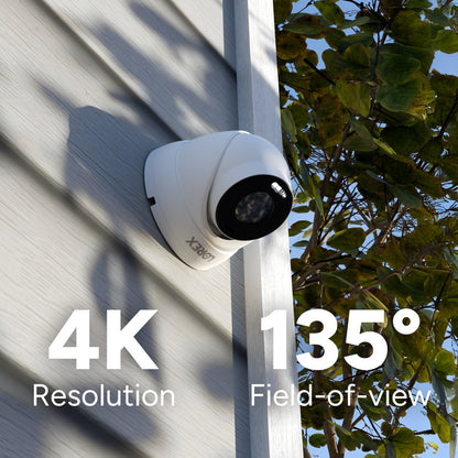 Lorex Connect 4K 8-Channel Wired NVR System with 4K IP Turret Security Cameras - 1TB