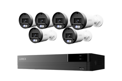 Lorex Connect U Series 4K 8-Channel Wired NVR System with U3 4K PoE Bullet Cameras - 2TB
