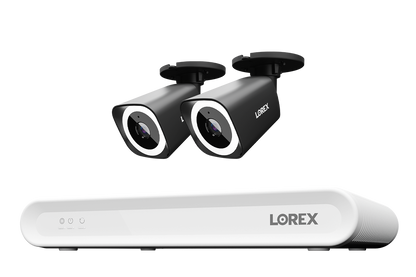 Lorex Connect V Series 4K 8-Channel Wired NVR System with V3 4K PoE Bullet Cameras - 1TB