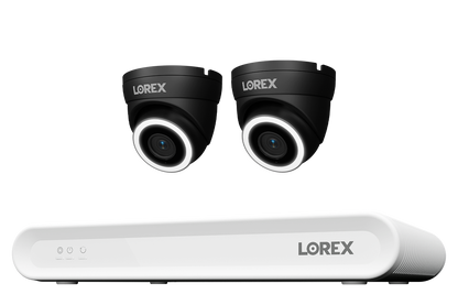 Lorex Connect V Series 4K 8-Channel Wired NVR System with V3 4K PoE Turret Cameras - 1TB