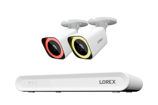 Lorex Connect V Series 4K 8-Channel Wired NVR System with V5 4K PoE Bullet Cameras - 1TB