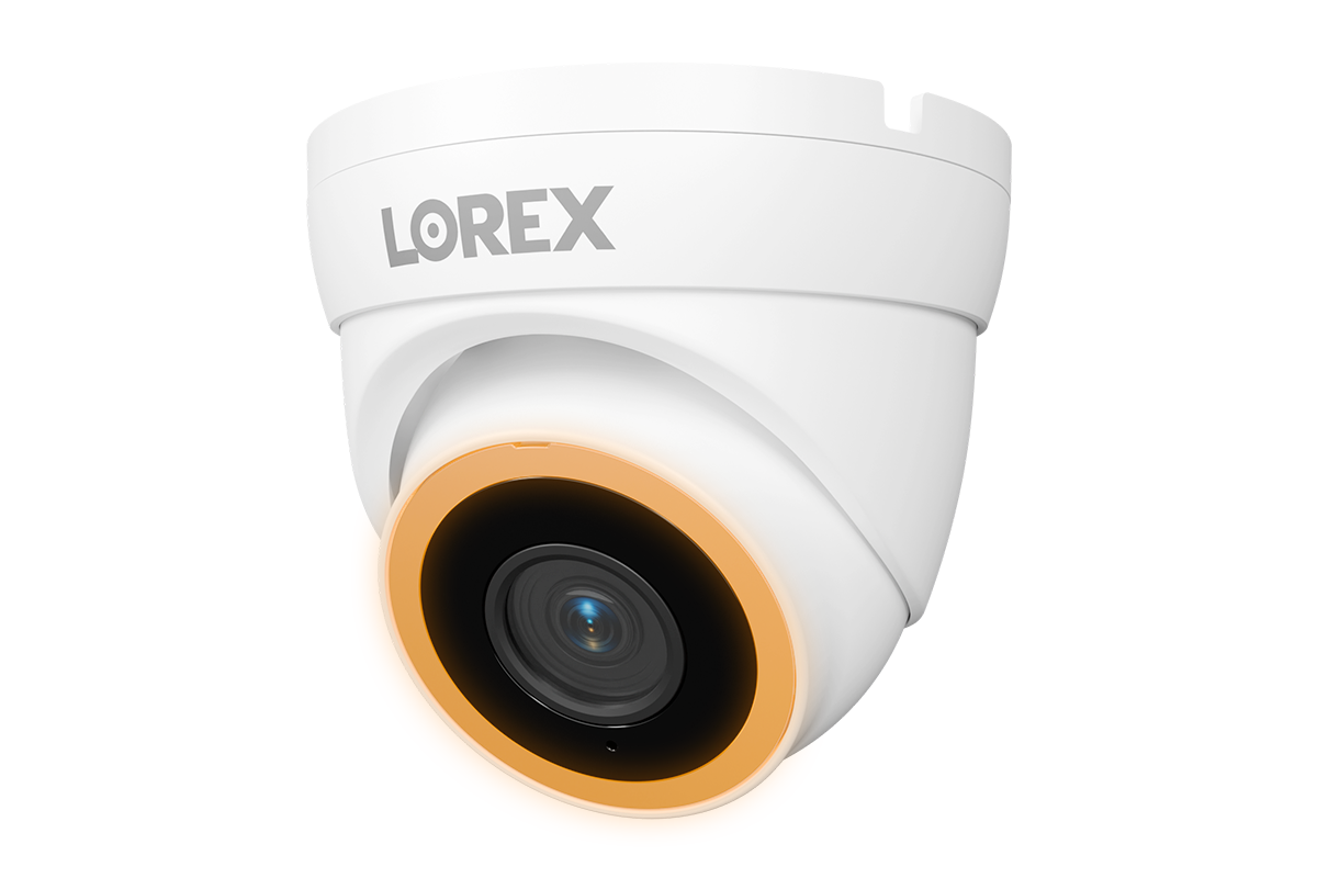 Caméra tourelle PoE 4K Lorex Connect V7 avec Color Night IQ+ - Blanc/Noir