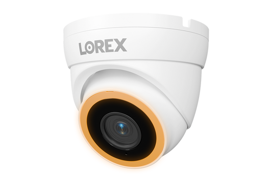 Caméra tourelle PoE 4K Lorex Connect V7 avec Color Night IQ+ - Blanc/Noir