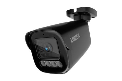 Lorex Connect X3 4K Motorized Varifocal PoE Bullet Camera with Active Deterrence - Black/White