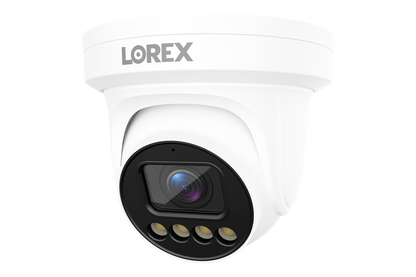 Caméra tourelle motorisée varifocale PoE 4K Lorex Connect X3 avec dissuasion active - Noir/Blanc