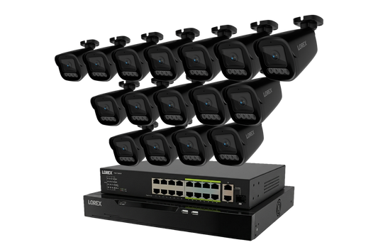 Lorex Connect X Series 4K 32-Channel Wired NVR System with X3 Bullet Security Cameras - 8TB