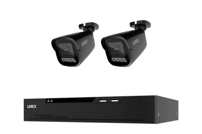 Lorex Connect X Series 4K 8-Channel Wired NVR System with X3 Bullet Security Cameras - 2TB