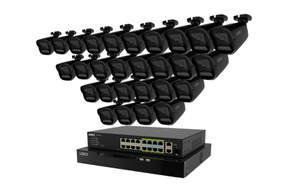 Lorex Connect X Series 4K 32-Channel Wired NVR System with X3 Bullet Security Cameras - 8TB