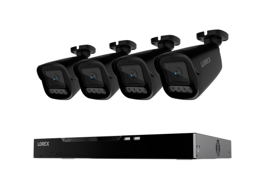 Lorex Connect X Series 4K 16-Channel Wired NVR System with X3 Bullet Security Cameras - 4TB