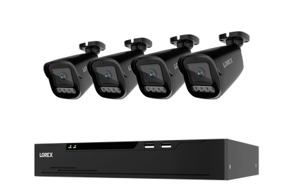 Lorex Connect X Series 4K 8-Channel Wired NVR System with X3 Bullet Security Cameras - 2TB