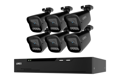 Lorex Connect X Series 4K 8-Channel Wired NVR System with X3 Bullet Security Cameras - 2TB